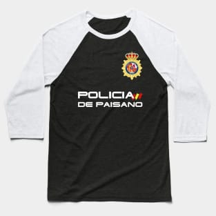 Policia de paisano Baseball T-Shirt